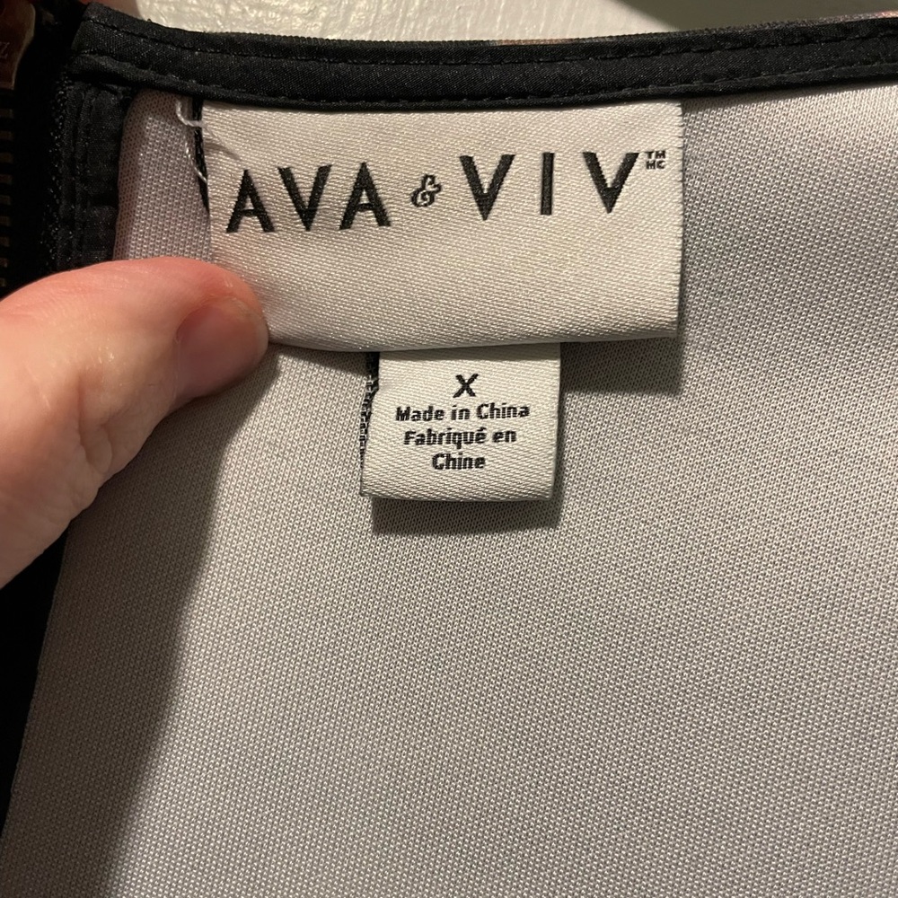Ava & Viv/Target Brand Plus Size Dress Size X Bokeh Light Dress - Picture 3 of 13